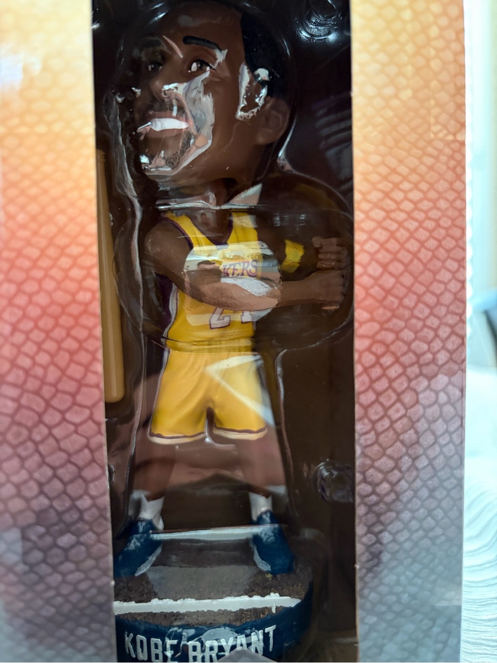 Kobe Bryant Yellow Basketball Bobblehead - Los Angeles Dodgers Bobblehead